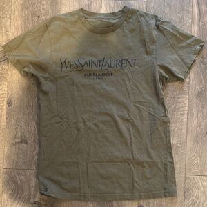 Green Crew Neck Short Sleeve Tee